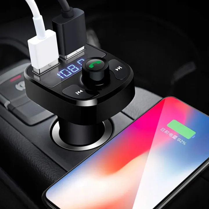 X8%20Car%20FM%20Transmitter%20Dual%20USB%20Charger%20Transmitter%20Hands-free%20Bluetooth%20Car%20Kit%20Aux%20Modulator%20Car%20Audio%20MP3%20Player%20-%20Image%204