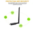 Realtek RTL8812AU 2.4/5ghz 802.11ac dual band 1200Mbps USB Wireless Adapter For Windows 7/8/8.1/10/Kali Linux/Parrot. 