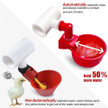 For Chicken/Duck/Quail/Turkey Automatic Chicken Waterer Kit DIY PVC Water Feeder. 