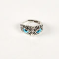 Vintage Men and Women Owl Ring Silver Color Engagement Rings Jewelry Gifts@#Queena. 