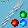 【UrbanNomad】500pcs F5 5mm 4pin Round Diffused RGB Tri-Color Common Cathode Common Anode Red Green Blue emitting Diodes LED Lamp Bulb. 