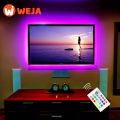 Weja 0.5M/1M/2M/3M/4M/5M 5V  RGB LED Strip Light TV Back Lighting +USB 24 Key Control. 
