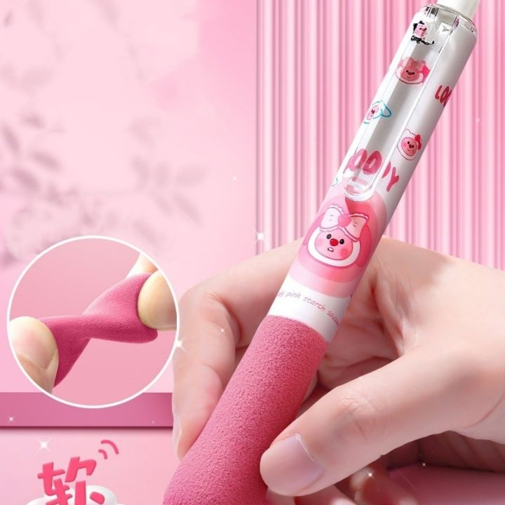 %E3%80%90ZOSR%E3%80%914%20Pieces/set%20Cute%20Pink%20Loopy%20Peripheral%200.5mm%20Press%20Pen%20Loopy%20Sponge%20Fat%20Pen%20Ins%20High%20Beauty%20Student%20Stationery%20Supplies%20-%20Image%205
