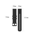 Watch Strap For Samsung Galaxy Watch 4 40mm / 44mm 20mm Checkered Silicone Watch Band. 