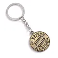 Football Club Team Logo Metal Keychain Keyholder Car Keyring Football Fans ZHANGNA. 