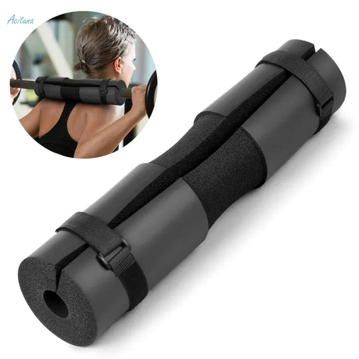 9x5''%20Barbell%20Pad%20Standard%20Barbells%20Cushion%20with%20Safety%20Straps%20Foam%20-%20-%20Image%203