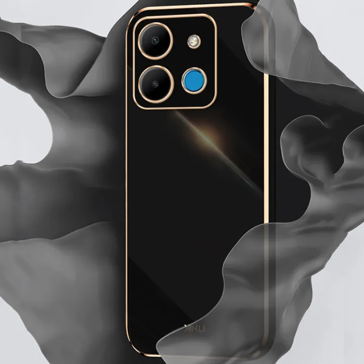 Tokifu%20For%20Infinix%20Smart%207%20Case%20Luxury%206D%20Plating%20Soft%20Back%20Cover%20Silicone%20Phone%20Cases%20With%20Stand%20-%20Image%204