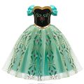 3 5 6 8 10 Years Girls Elsa 2 Costume Kids Halloween Cosplay Princess Dress Children Birthday Party Frocks Clothes Up. 