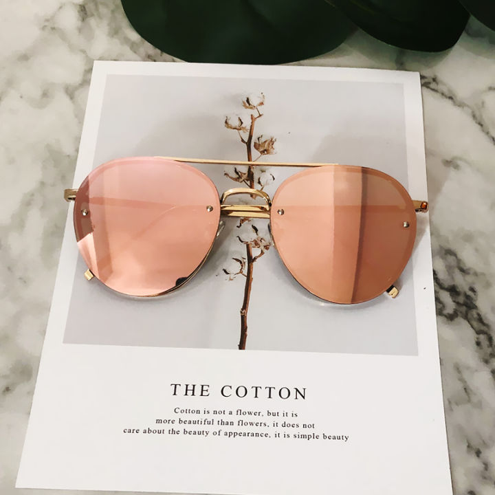 Mirror%20Sunglasses%20Men%20Or%20Women%20OVal%20Brand%20Designer%20Sun%20Glasses%20aviation%20Pink%20Rose%20Gold%20Eyeglasses%20Metal%20Frame%20How%20Sale%20-%20Image%203