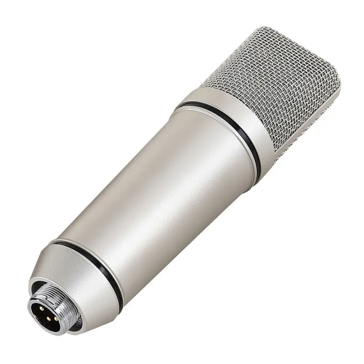 Professional%20Studio%20Record%20Condenser%20Microphone%20U87%20With%20Shock%20Mount,%20XLR%20to%203.5mm%20Audio%20cable,%20Mic%20Foam%20For%20Mobile%20Computer%20laptop%20Gaming%20Podcast%20Silver%20Reference%20Quality%20Condenser%20Microphone,%20Large%20Diaphragm%20Recording%20mic%20-%20Image%202