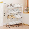 Assembly Shoe rack Stylish Multi-layered Removable Shoe cabinet ear design Shoe Rack for Home organization Dorm room Students Shoe storage solution Balcony decoration Home Balcony. 