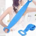 Long Bath Towel Pull Back Strap Wash Scrubber Exfoliating Scrub Silicone Cleaning for Bathroom. 