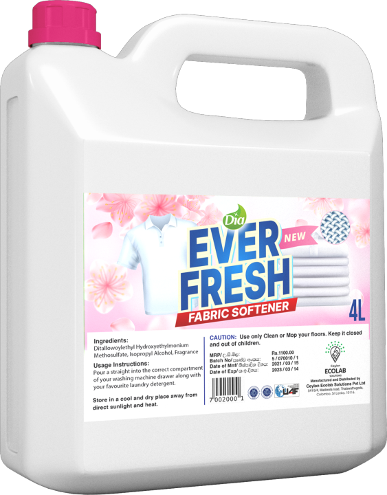 Dia Ever Fresh Fabric Softener 4L | Daraz.lk