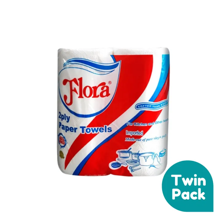 Flora Kitchen Paper Towel Twin Pack - A1501