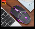 T-Wolf V7 Mechanic Gaming Mouse DPI Adjustable LED RGB Wired USB Programmable Mouse. 
