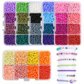 3400pcs/Box 3mm Czech Charm Crystal Glass Seed Beads Kits for DIY Handmade Supplies Accessories. 