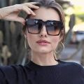 New Large Frame Square Lady Sunglasses Women Brand Designer Fashion Sun Glasses Classics Men Vintage Eyewear UV400 Oculos De Sol. 