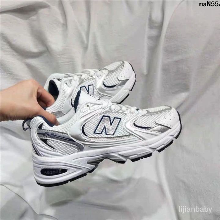 Mesh surface running 530 Dad ins Street ulzzang Shoes Ancient Popular Summer Korean Style Women's Sneaker Shoes Racket ﹢