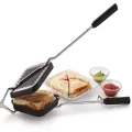 Non-Stick Gas Stove Compatible Hand Sandwich Toaster Grill Sandwich Maker. 