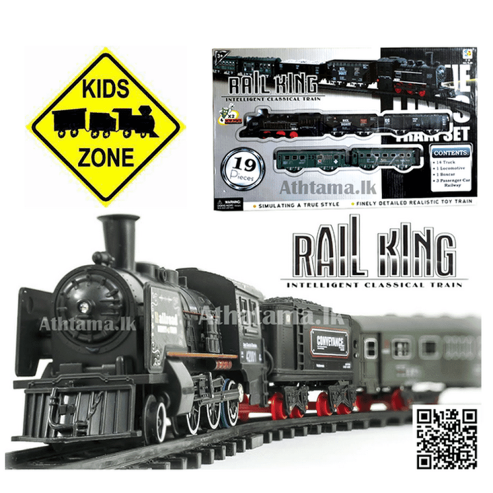 Rail King Intelligent Classical Train set 19 Piecs
