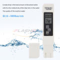 iFlashDeal TDS/EC Meter Conductivity pen EC TDS Pen Tester Digital LCD Meter Water Quality Monitor Purity Measure Tool Pool EC Meter ATC Temperature. 