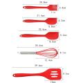 Kitchen Utensil Set, 5 PCS Silicone Kitchen Utensils Set for Cooking & Baking - Nonstick Cookware with Turner, Whisk, Brush, Spatula. 