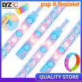 LYZRC Push Pop Bubble Sensory Fidget Bracelet Toy Wearable Stress Relief And Anti-Anxiety Sensory Silicone Wristband Fidget Toys For Kids. 