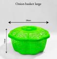 Plastic onion basket small/Large size for kitchen storage. 