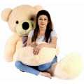 6 Feet Giant Size Big Teddy Bear (Cream Color). 