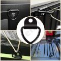 D-ring V-ring Surface Mount Tie Down Anchors Hooks Mount Forged Lashing Ring 1200 lbs Capacity Trailer Cargo Tie Down Anchors. 