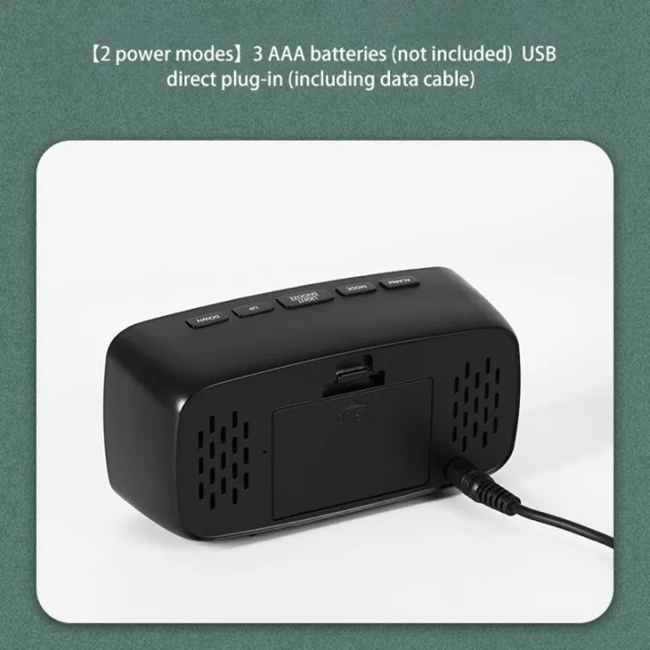 Smart%20Digital%20Alarm%20Clock%20Bedside,Red%20LED%20Tl%20USB%20Desk%20Clock%20with%2012/24H%20Date%20Tature%20Snooze%20for%20Bedroom,Black%20-%20Image%206
