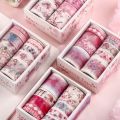 10 PCS box colorful sticky Kawaii washi tape. 