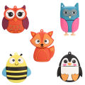 Animal USB Flash Drive 4gb 8gb 16gb 32gb 64gb 128gb Cartoon Pendrive Owl Fox Bee Creative U Disk lovely memory stick. 