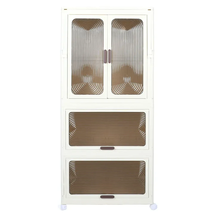 Portable Wardrobe Closet Foldable Wardrobe Organizer Toy Storage Box for Bedroom