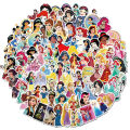 20/40pcs Princess Stickers Disney Princess Fairy Stickers for Laptop Scrapbook Journal Kids Girls Boys Stickers. 