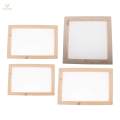 Paper Making Screen Mesh Shape DIY for Handmade Paper for Adults Children Interactive Toy 20x20cm. 