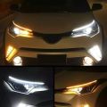 DRL+Signal Light 45cm For Any Vehicle Car DRL Daytime Running Light Lamp Strip 2pcs(Left/Right). 