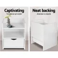 VTEC FURNITURE Modern One Drawer Bedside Cupboard. 