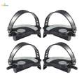 Exercise Bike Bicycle Pedals with Adjustable Straps Short 14mm spindle. 