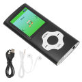 MP3 Player 1.8 Inch LCD Screen Support Recording FM Radio Portable Music Player for Students Black. 