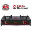 Gas Cooker Double Burner Stainless Steel High Pressure and Infrared Burner. 