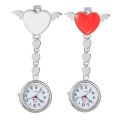 Nurse Watch Heart-shaped Cute Pocket Watch Angel Heart Fashion Chest Watch Unisex Watch Luminous Hanging Watch. 