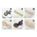 (3 One Pack ) Korean Style Pearl Lace Bow Bang Sticker Hook and Loop Fasteners Hair Fringe Grip Stabilizer Pad Cropped hair fastener Velcro. 