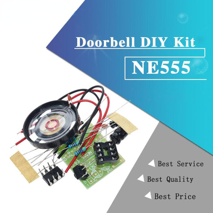 NE555 Doorbell Suite Electronic Production Doorbell Suite DIY Kit Ding dong doorbell PCB welding laboratory
