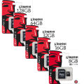 Kingston Class 10-micro SD HC 8GB 16GB 32GB 64GB 128GB Memory Card TF Card. 