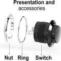 High Quality Mini Momentary Push Button Switch Round Switch AC 250V / 3A AC 125V /6A No Lock Off-ON. 