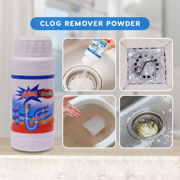 Powerful Drain Cleaner Powder 110g – Pipe & Toilet Clog Remover | Safe, Non-Corrosive, Fast Unblock by SKYFREE
