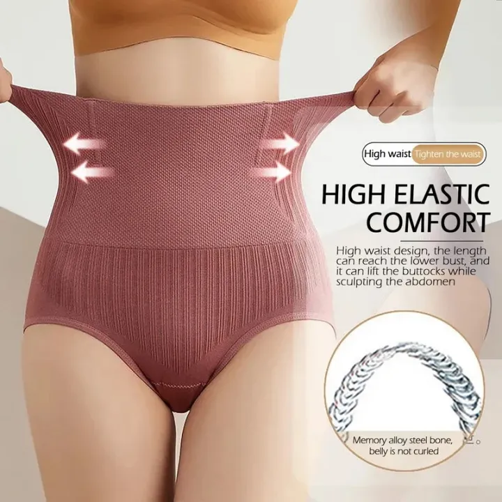 Women%20Tummy%20Control%20Panties%20Shapewear%20Shorts%20High%20Stretch%20Seamless%20Slimming%20Waist%20Trainer%20Body%20Shaper%20Girdle%20Panty%20-%20Image%203