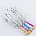 1 Pcs Head Neck Scalp Massager Massage Octopus Equipment Stress Release Relax Tool. 