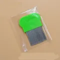 【wholesle668 Store】Pet Comb Dog Grooming Steel Small Fine Toothed Pets Flea Comb Puppy Kitten Hair Trimmer Grooming Tool. 